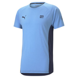 Футболка Man City Evostripe Men's Football Tee Puma - Puma Футболка Man City Evostripe Men's Football Tee Puma - Цвет: Синий