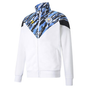 Олимпийка Man City Iconic MCS Men's Football Track Jacket Puma - Puma Олимпийка Man City Iconic MCS Men's Football Track Jacket Puma - Цвет: Белый