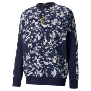 Толстовка FIGC TFS Crew Neck Men's Football Sweater Puma - Puma Толстовка FIGC TFS Crew Neck Men's Football Sweater Puma - Цвет: Синий