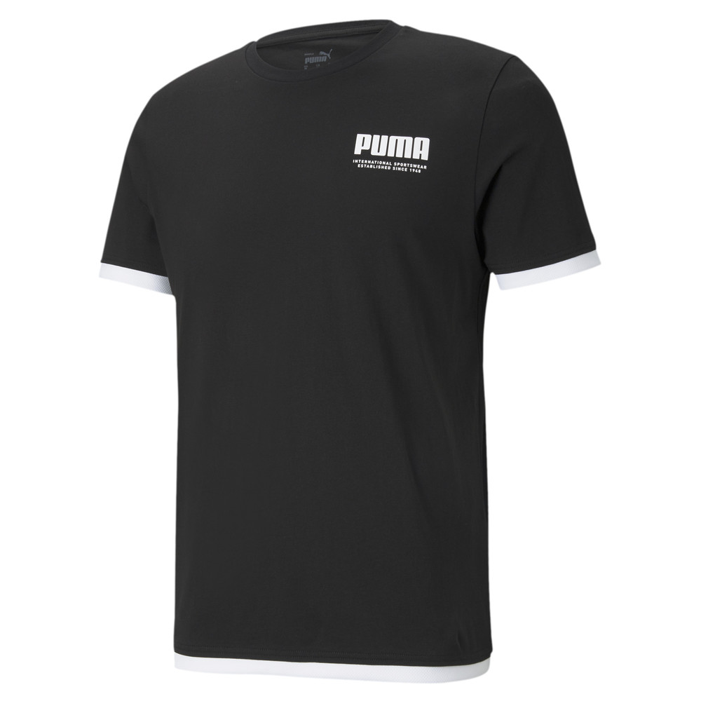 Футболка SUMMER COURT Men's Elevated Tee Puma - Puma Футболка SUMMER COURT Men's Elevated Tee Puma - Цвет: Черный