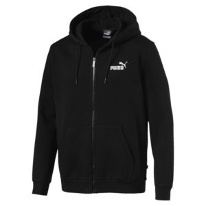 Толстовка Essentials Fleece Hooded Jacket Puma - Puma Толстовка Essentials Fleece Hooded Jacket Puma - Цвет: Черный