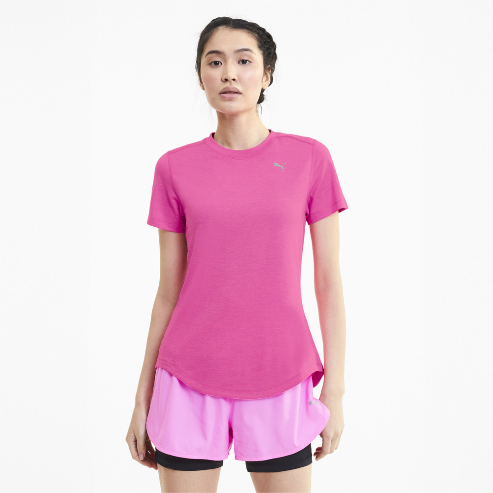 Футболка Ignite Heather SS Tee Puma - Puma Футболка Ignite Heather SS Tee Puma - Цвет: Розовый