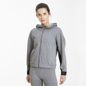 Толстовка Logo PUMA FZ Hoodie Puma - Puma Толстовка Logo PUMA FZ Hoodie Puma - Цвет: Серый