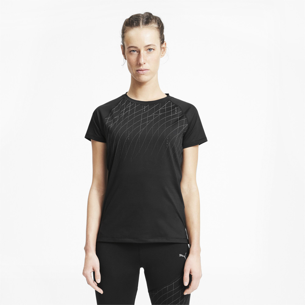 Футболка Run Graphic SS Tee Puma - Puma Футболка Run Graphic SS Tee Puma - Цвет: Черный