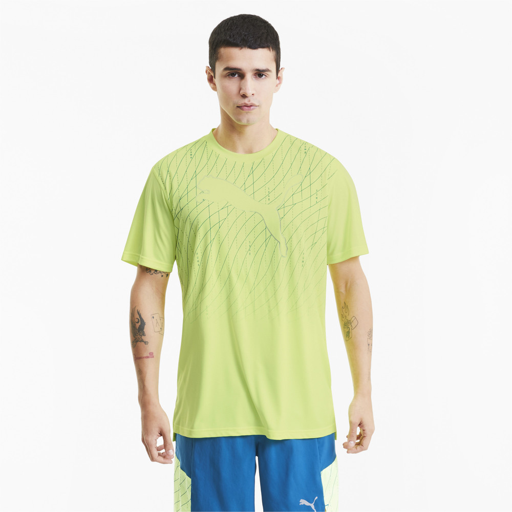 Футболка Run Graphic Cat SS Tee Puma - Puma Футболка Run Graphic Cat SS Tee Puma - Цвет: Желтый