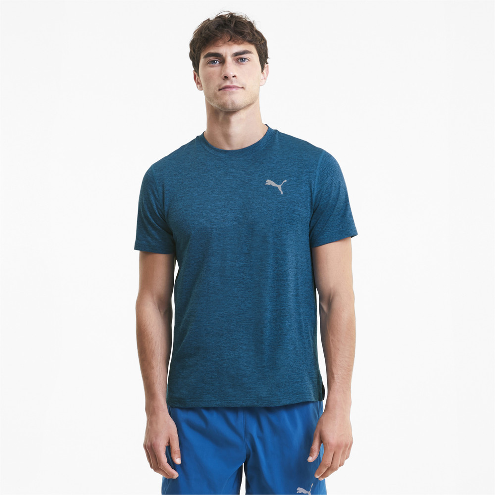 Футболка Run Fav Heather SS Tee Puma - Puma Футболка Run Fav Heather SS Tee Puma - Цвет: Синий
