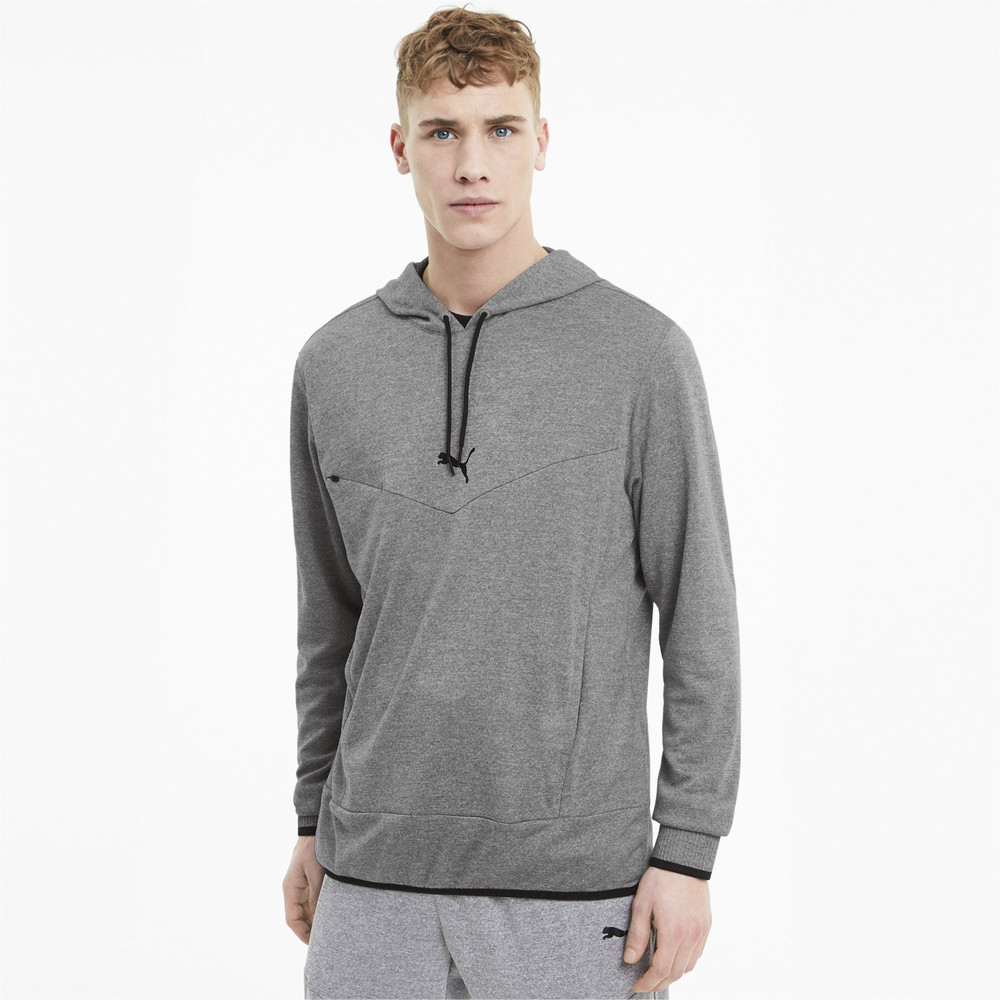 Толстовка Train Knit Hoodie Puma - Puma Толстовка Train Knit Hoodie Puma - Цвет: Серый