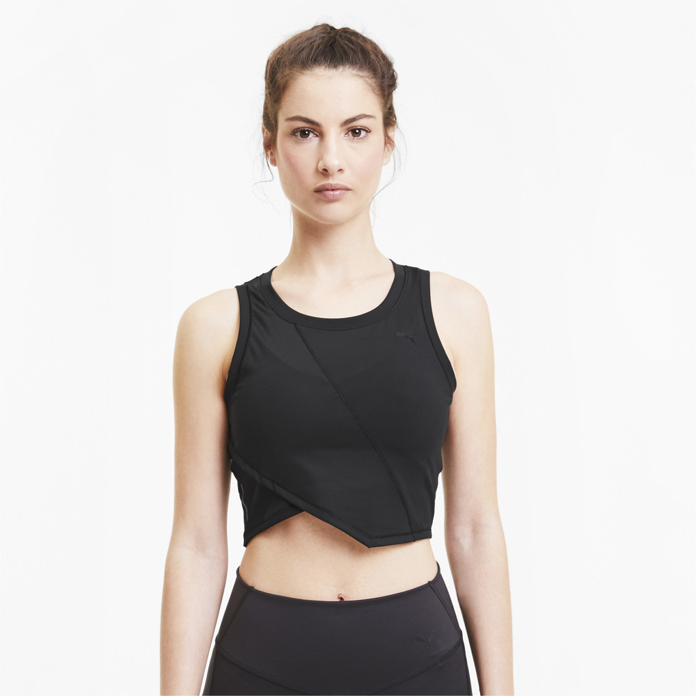 Майка Studio Crop Lace Tank Puma - Puma Майка Studio Crop Lace Tank Puma - Цвет: Черный
