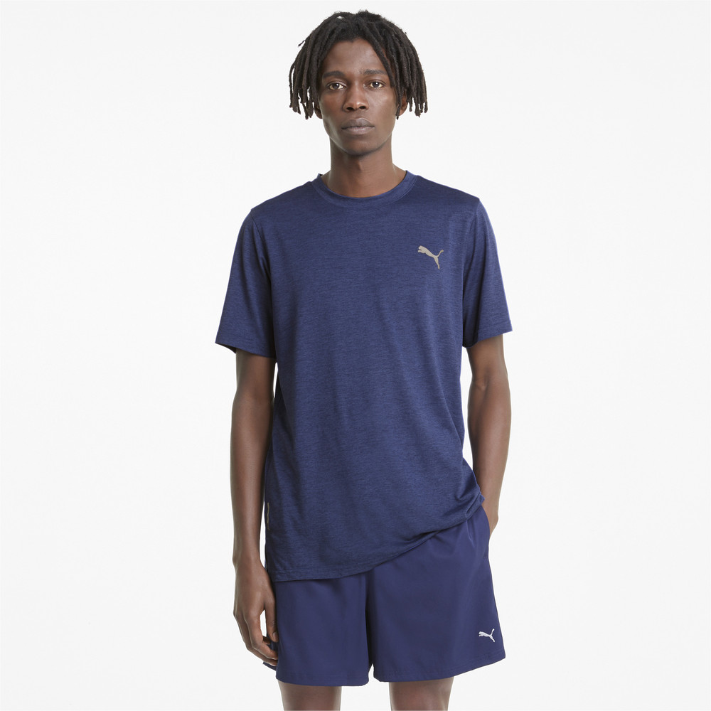 Футболка Favourite Heather Short Sleeve Men's Training Tee Puma - Puma Футболка Favourite Heather Short Sleeve Men's Training Tee Puma - Цвет: Синий