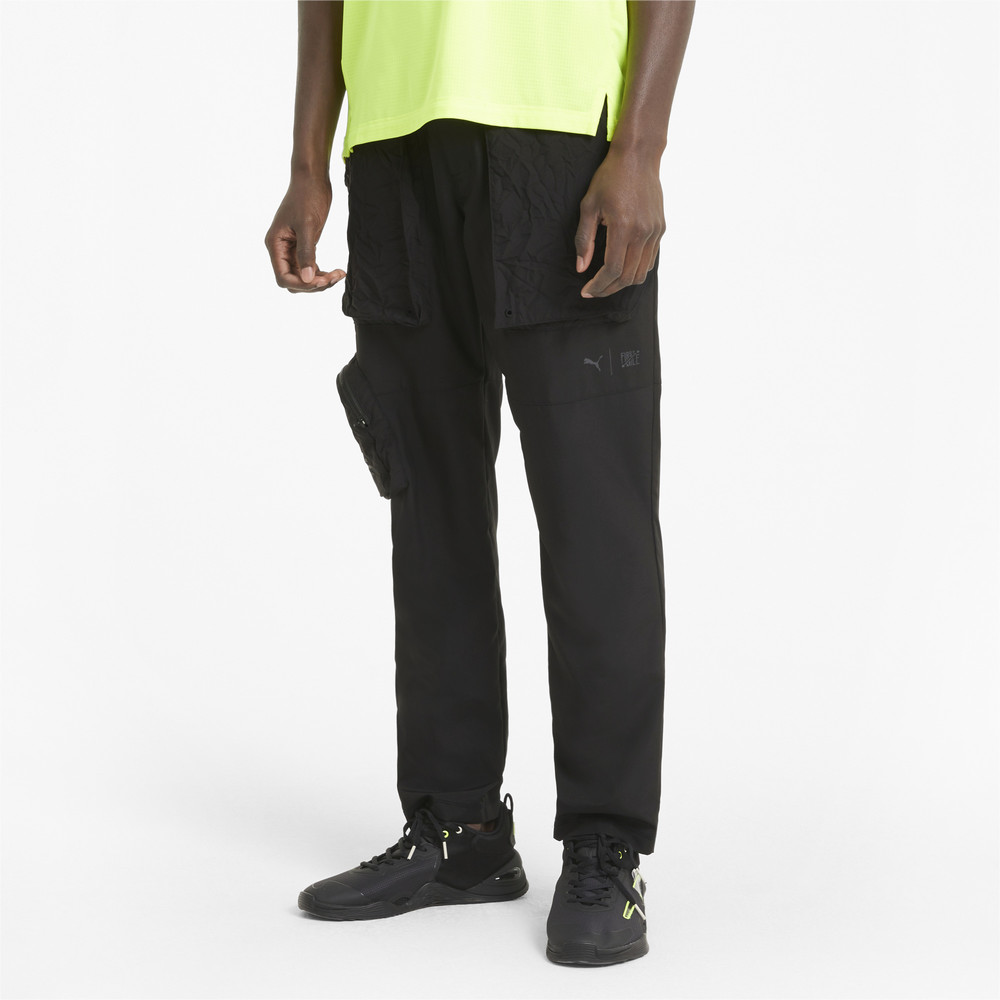 Штаны PUMA x FIRST MILE Woven Men's Training Pants Puma - Puma Штаны PUMA x FIRST MILE Woven Men's Training Pants Puma - Цвет: Черный