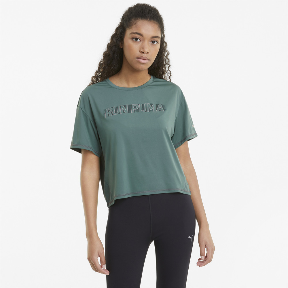 Футболка COOLadapt Women's Skimmer Running Tee Puma - Puma Футболка COOLadapt Women's Skimmer Running Tee Puma - Цвет: Зеленый