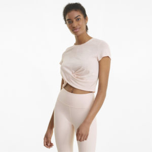 Футболка Studio Twist Burnout Women's Training Tee Puma - Puma Футболка Studio Twist Burnout Women's Training Tee Puma - Цвет: Черный