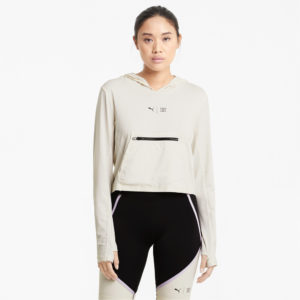 Толстовка PUMA x FIRST MILE Lightweight Women's Training Hoodie Puma - Puma Толстовка PUMA x FIRST MILE Lightweight Women's Training Hoodie Puma - Цвет: Бежевый