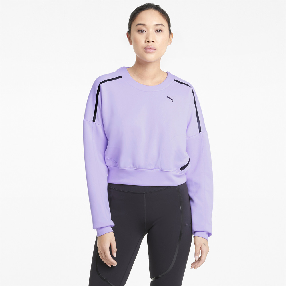 Толстовка Zip Crew Women's Training Sweatshirt Puma - Puma Толстовка Zip Crew Women's Training Sweatshirt Puma - Цвет: Синий
