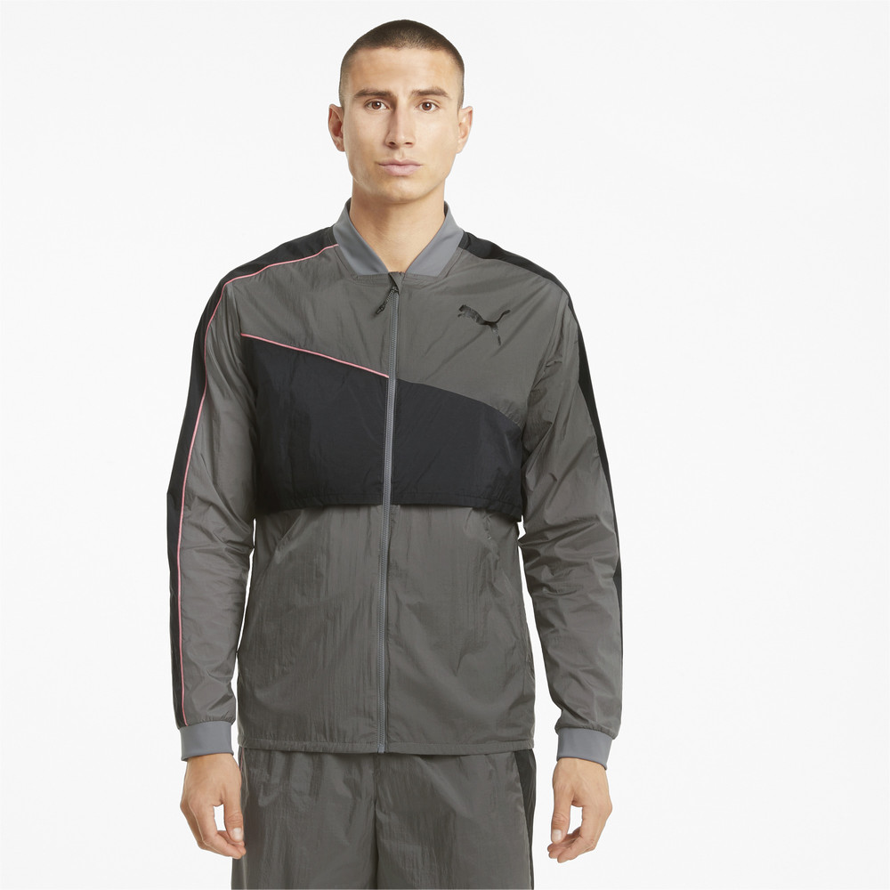 Олимпийка Run Ultra Men's Running Jacket Puma - Puma Олимпийка Run Ultra Men's Running Jacket Puma - Цвет: Серый