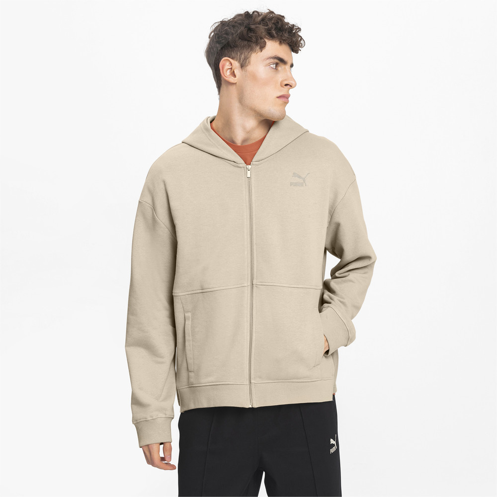 Толстовка Full Zip Men's Hoodie Puma - Puma Толстовка Full Zip Men's Hoodie Puma - Цвет: Бежевый