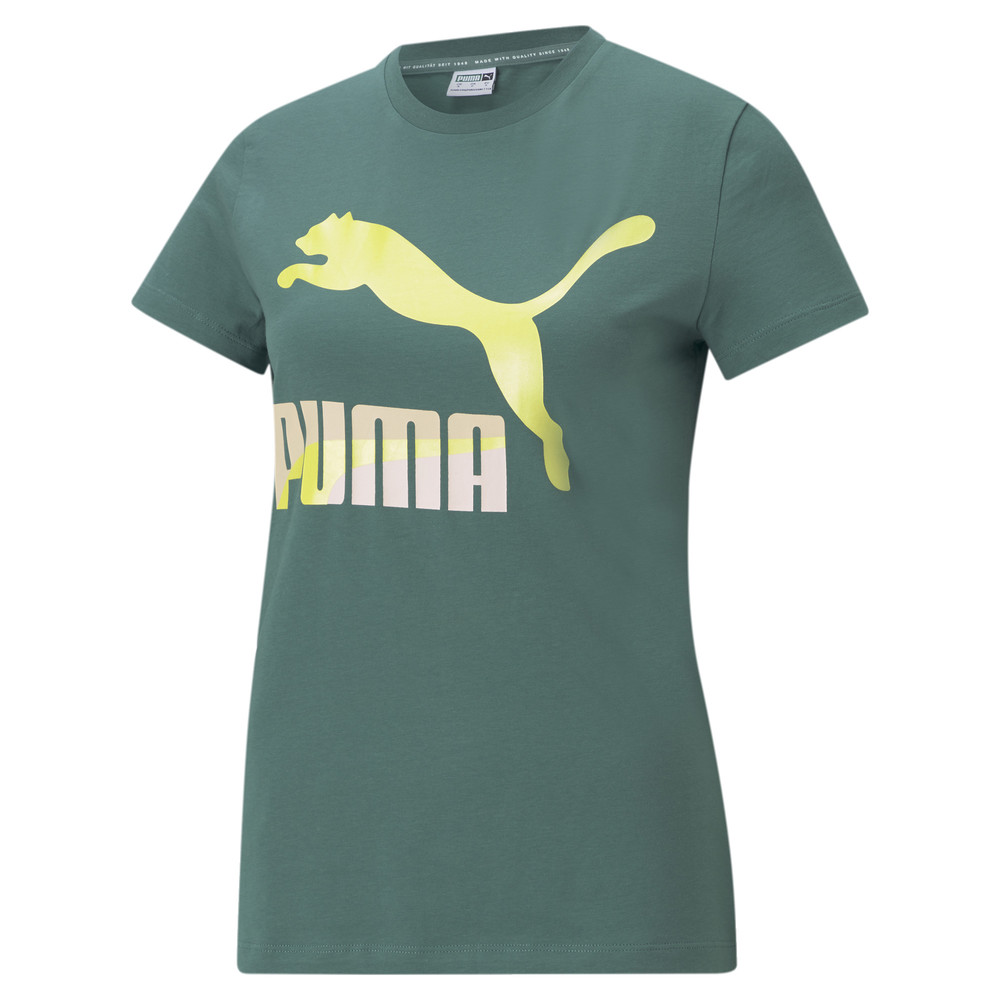 Футболка Classics Logo Women's Tee Puma - Puma Футболка Classics Logo Women's Tee Puma - Цвет: Зеленый