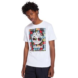 Футболки CNY SS Stack Logo Tee (Regular) для мужчин, Timberland Тимберленд
