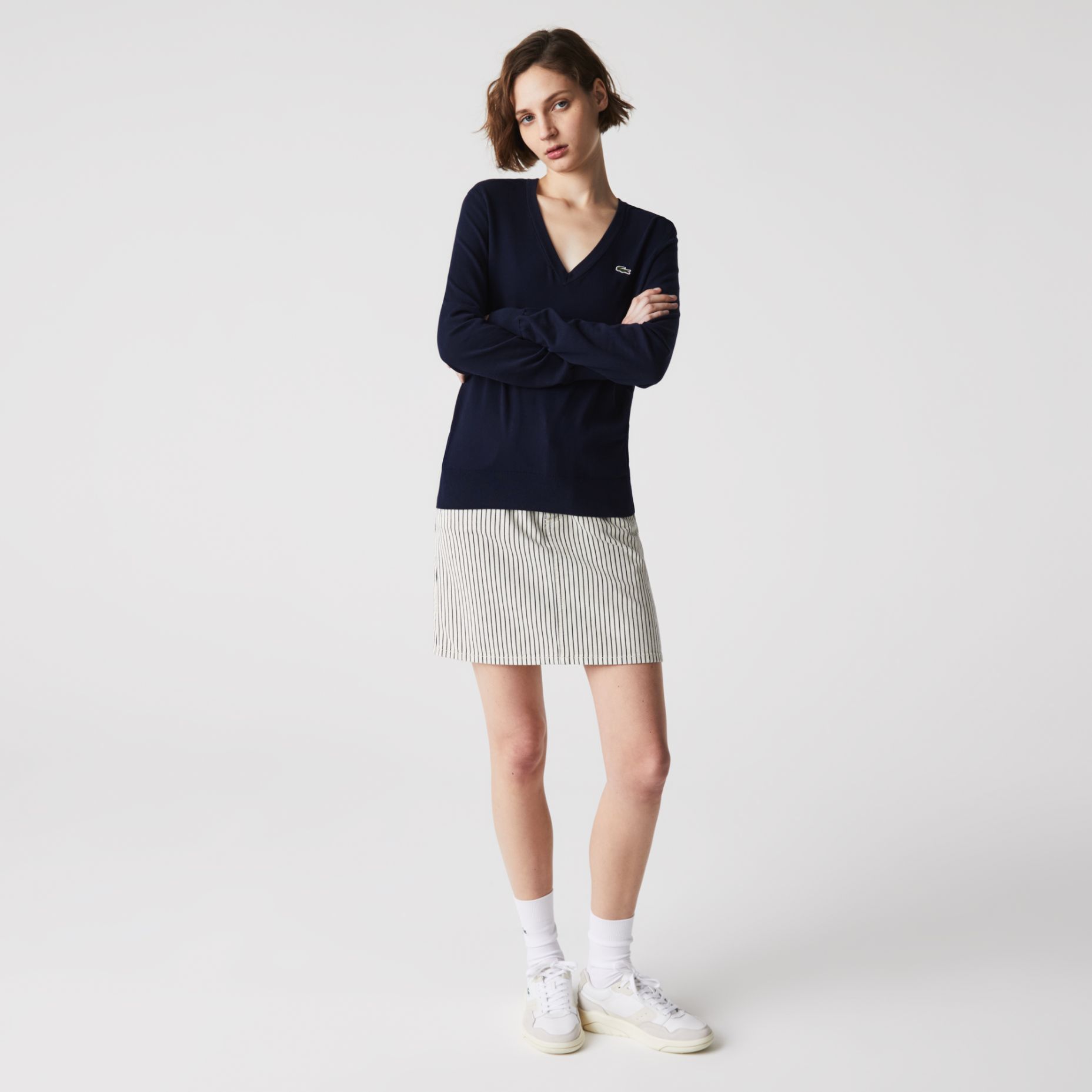 Свитер Lacoste , цвет синий, для женщин Свитер Lacoste , цвет синий, для женщин