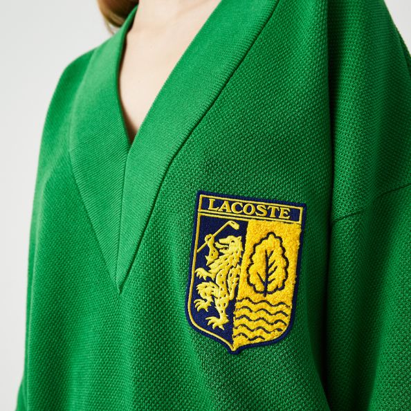 Свитер Lacoste , цвет зеленый, для женщин Свитер Lacoste , цвет зеленый, для женщин