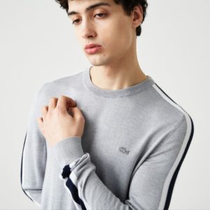 Свитер Lacoste , цвет серый, для мужчин