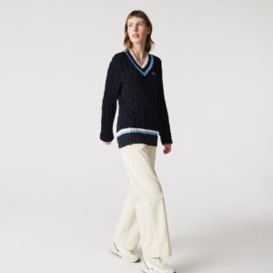 Свитер Lacoste , цвет синий, для мужчин Свитер Lacoste , цвет синий, для мужчин