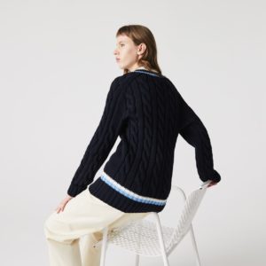 Свитер Lacoste , цвет синий, для мужчин