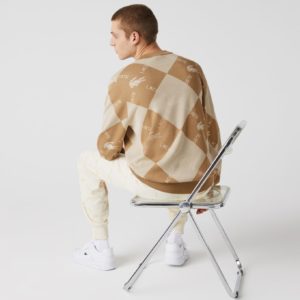 Свитер Lacoste , цвет разноцветный, для мужчин
