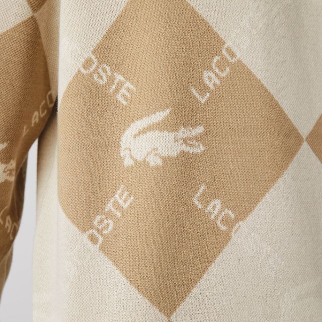 Свитер Lacoste , цвет разноцветный, для мужчин Свитер Lacoste , цвет разноцветный, для мужчин