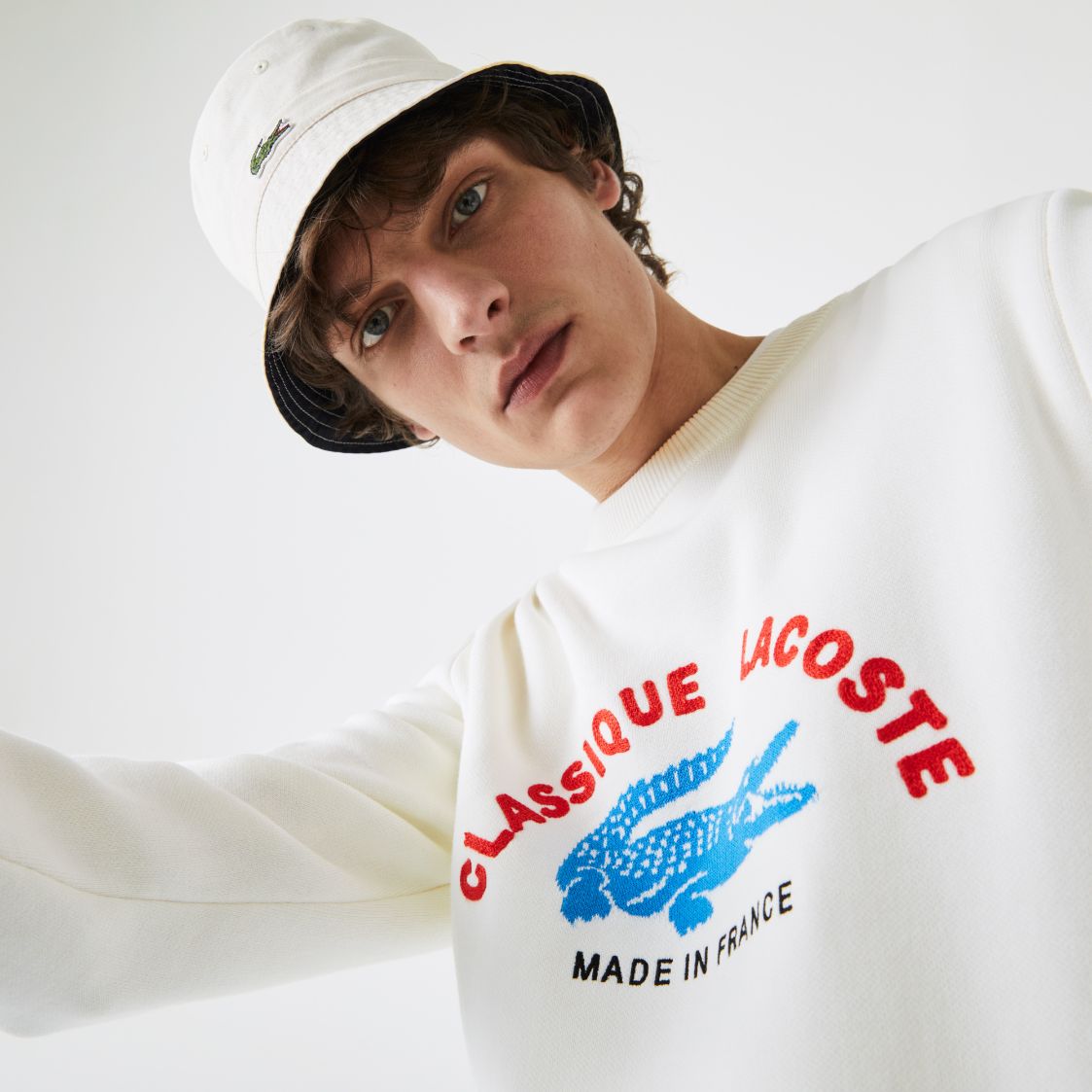 Свитер Lacose , цвет белый, для мужчин Свитер Lacose , цвет белый, для мужчин