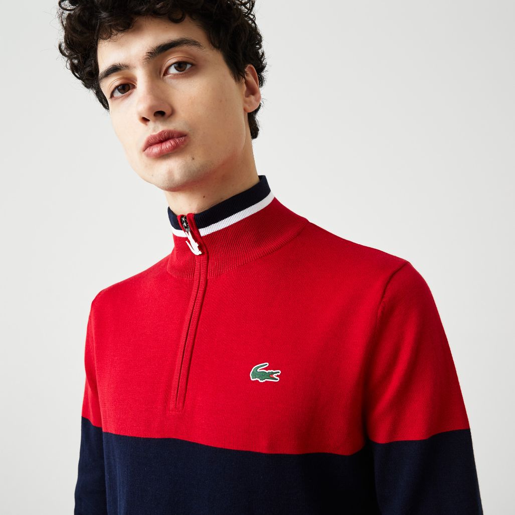 Свитер Lacoste , цвет разноцветный, для мужчин Свитер Lacoste , цвет разноцветный, для мужчин