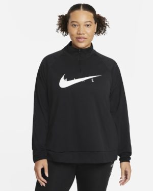 Женская беговая футболка Nike Swoosh Run (большие размеры) Nike Swoosh Run