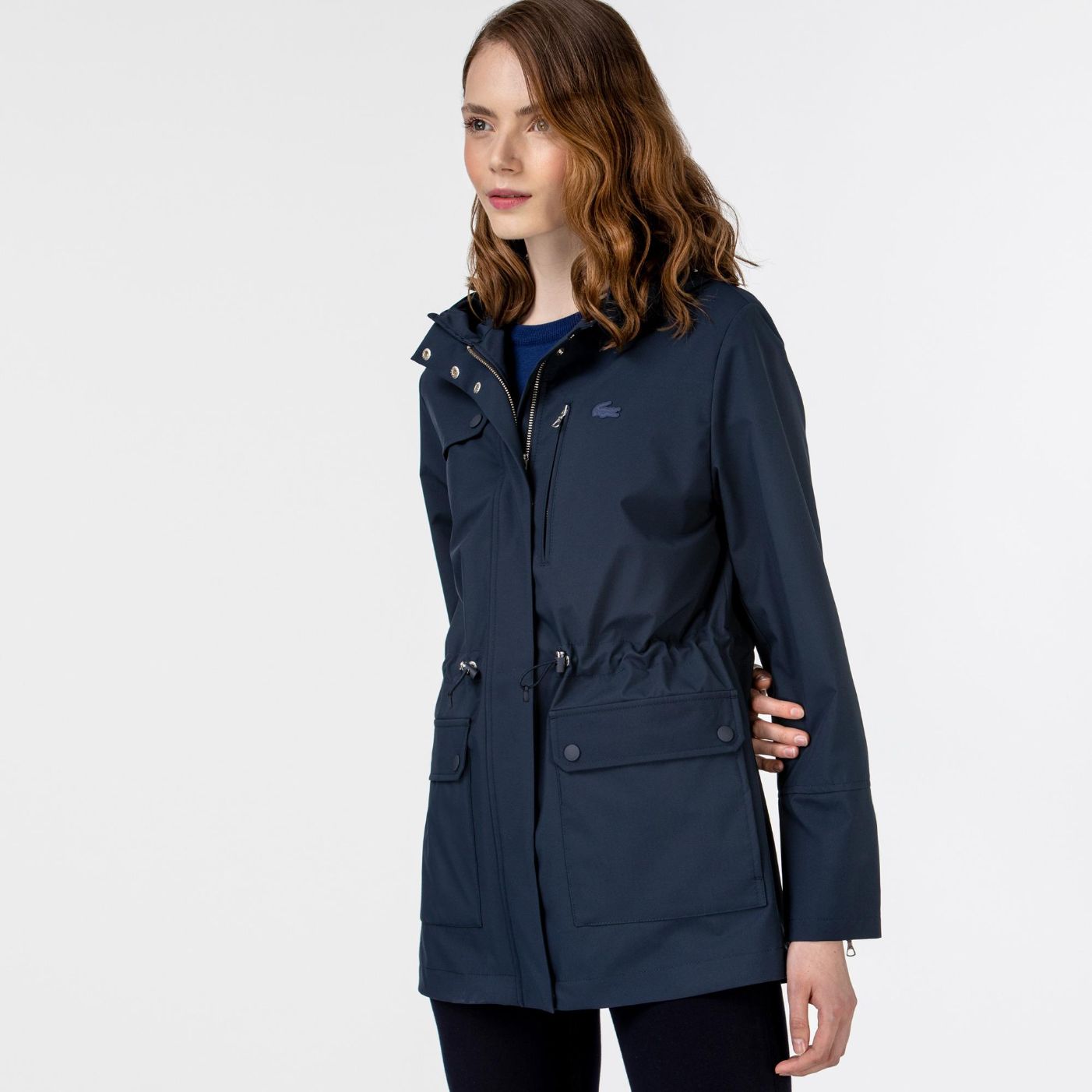 Куртка Lacoste , цвет синий, для женщин Куртка Lacoste , цвет синий, для женщин