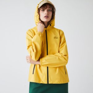 Куртка Lacoste , цвет желтый, для женщин Куртка Lacoste , цвет желтый, для женщин