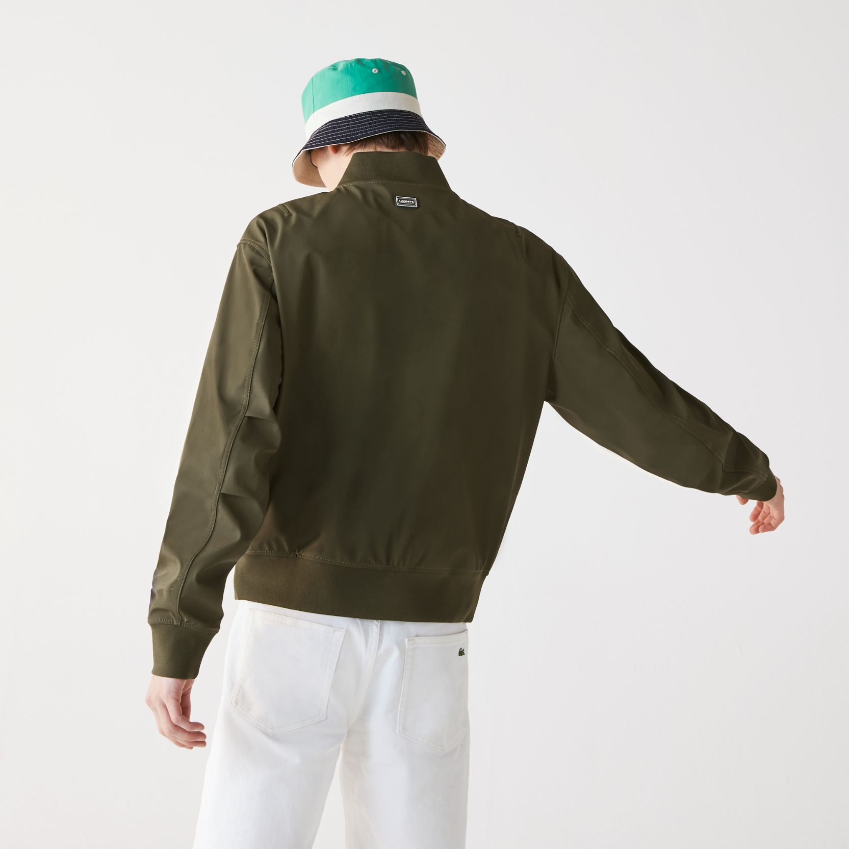 Куртка Lacoste , цвет зеленый, для мужчин Куртка Lacoste , цвет зеленый, для мужчин