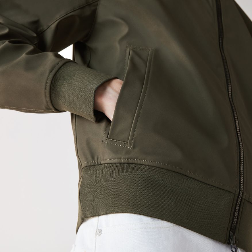 Куртка Lacoste , цвет зеленый, для мужчин Куртка Lacoste , цвет зеленый, для мужчин