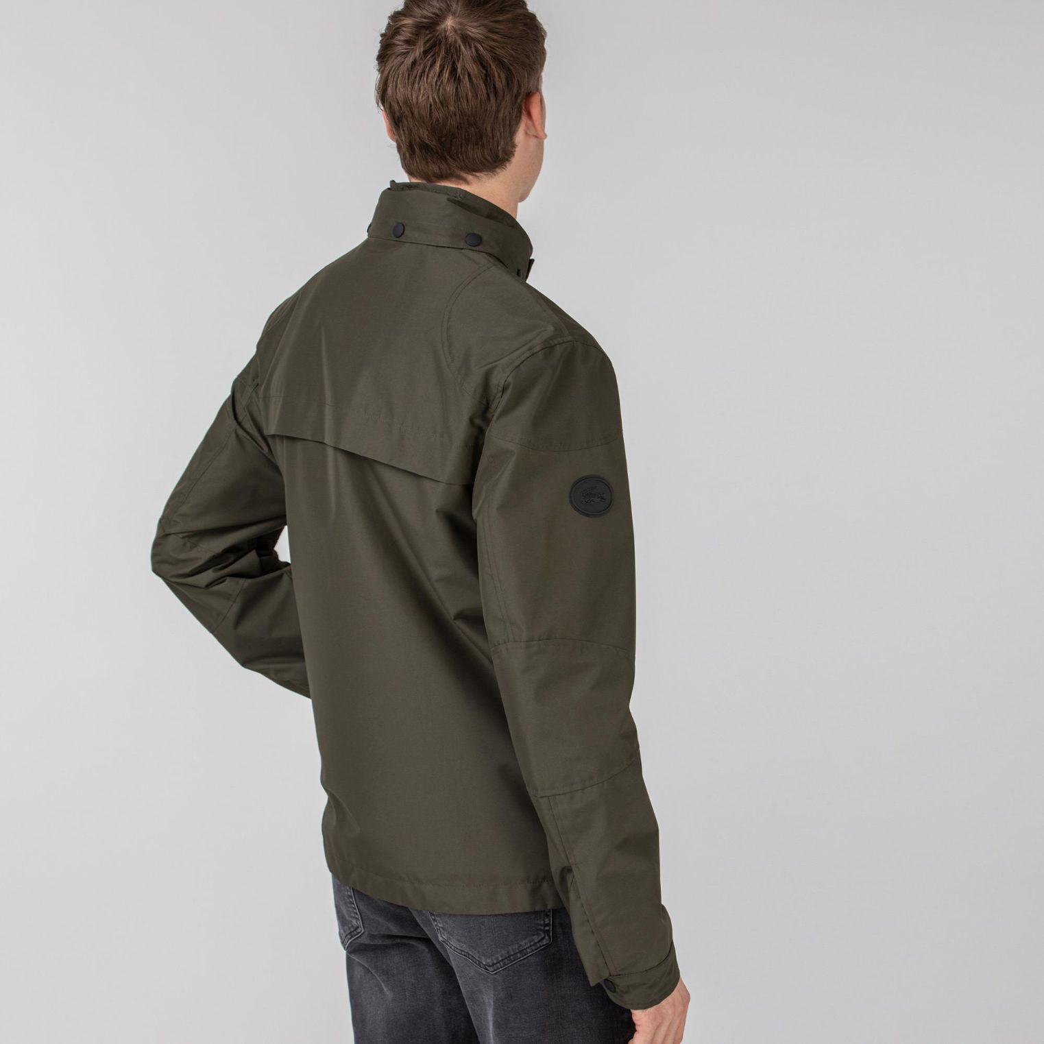 Куртка Lacoste , цвет черный, для мужчин Куртка Lacoste , цвет черный, для мужчин