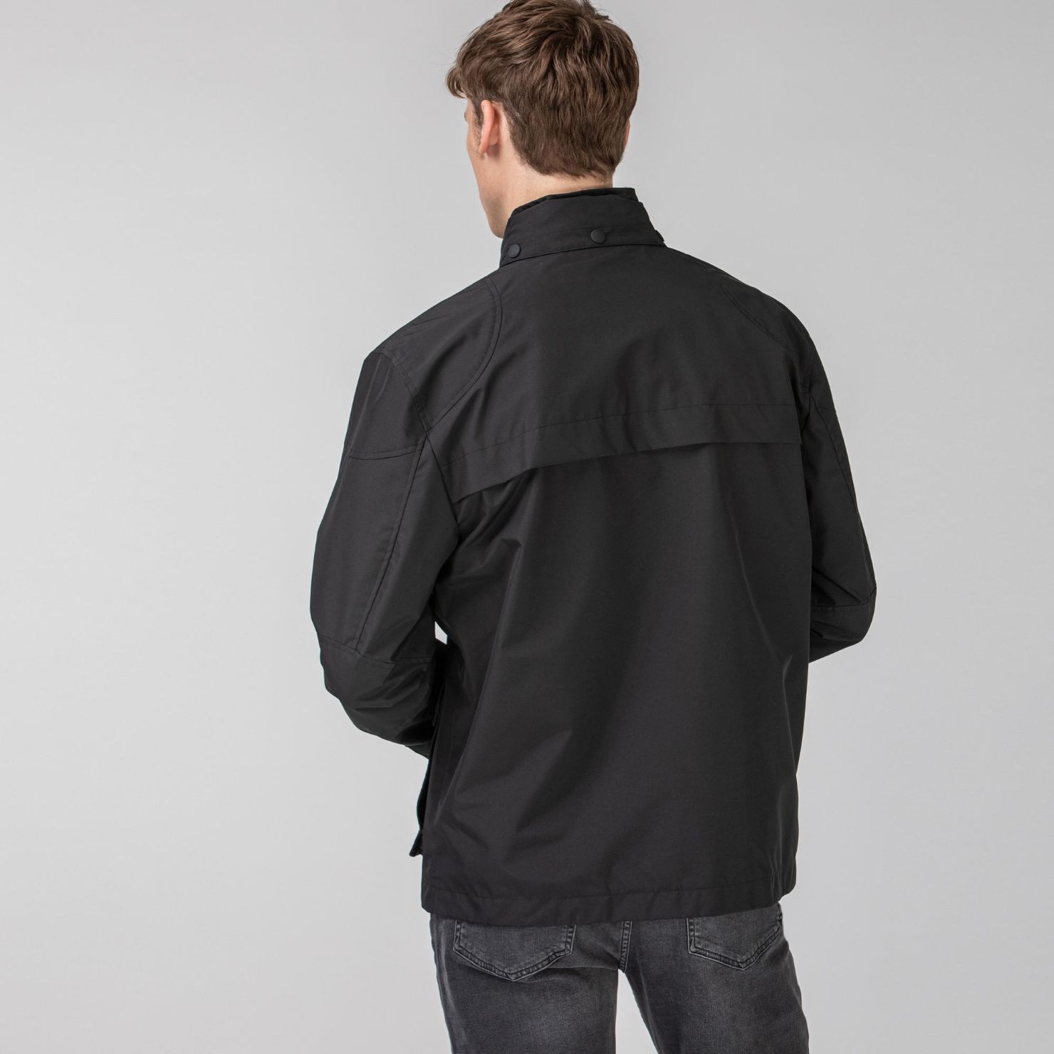 Куртка Lacoste , цвет бежевый, для мужчин Куртка Lacoste , цвет бежевый, для мужчин