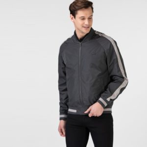 Куртка Lacoste , цвет серый, для мужчин Куртка Lacoste , цвет серый, для мужчин