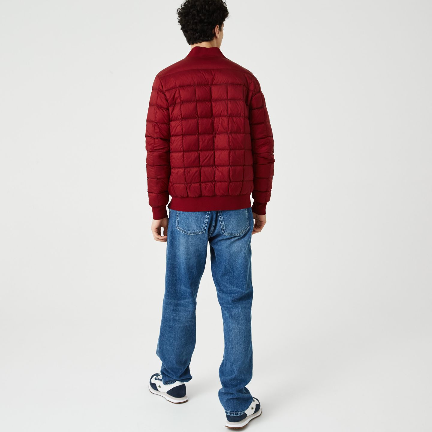 Куртка Lacoste , цвет белый, для мужчин Куртка Lacoste , цвет белый, для мужчин