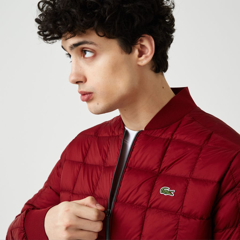 Куртка Lacoste , цвет белый, для мужчин Куртка Lacoste , цвет белый, для мужчин