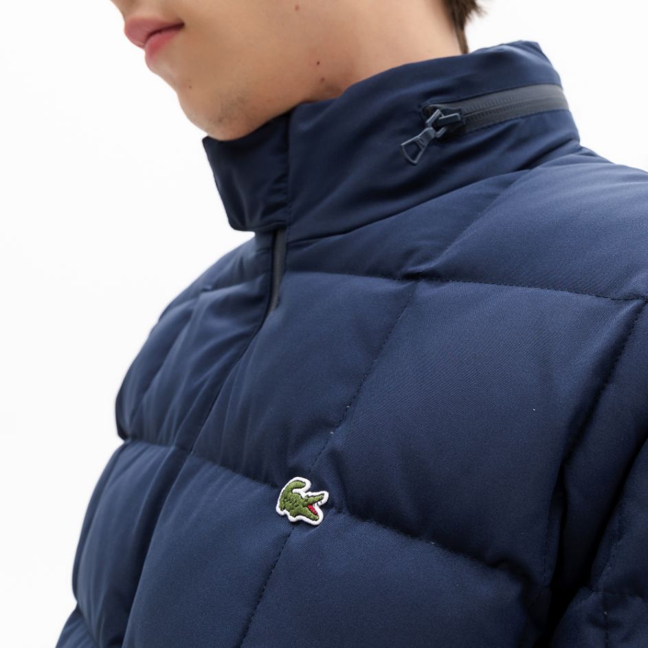 Куртка Lacoste, цвет синий , для мужчин Куртка Lacoste, цвет синий , для мужчин