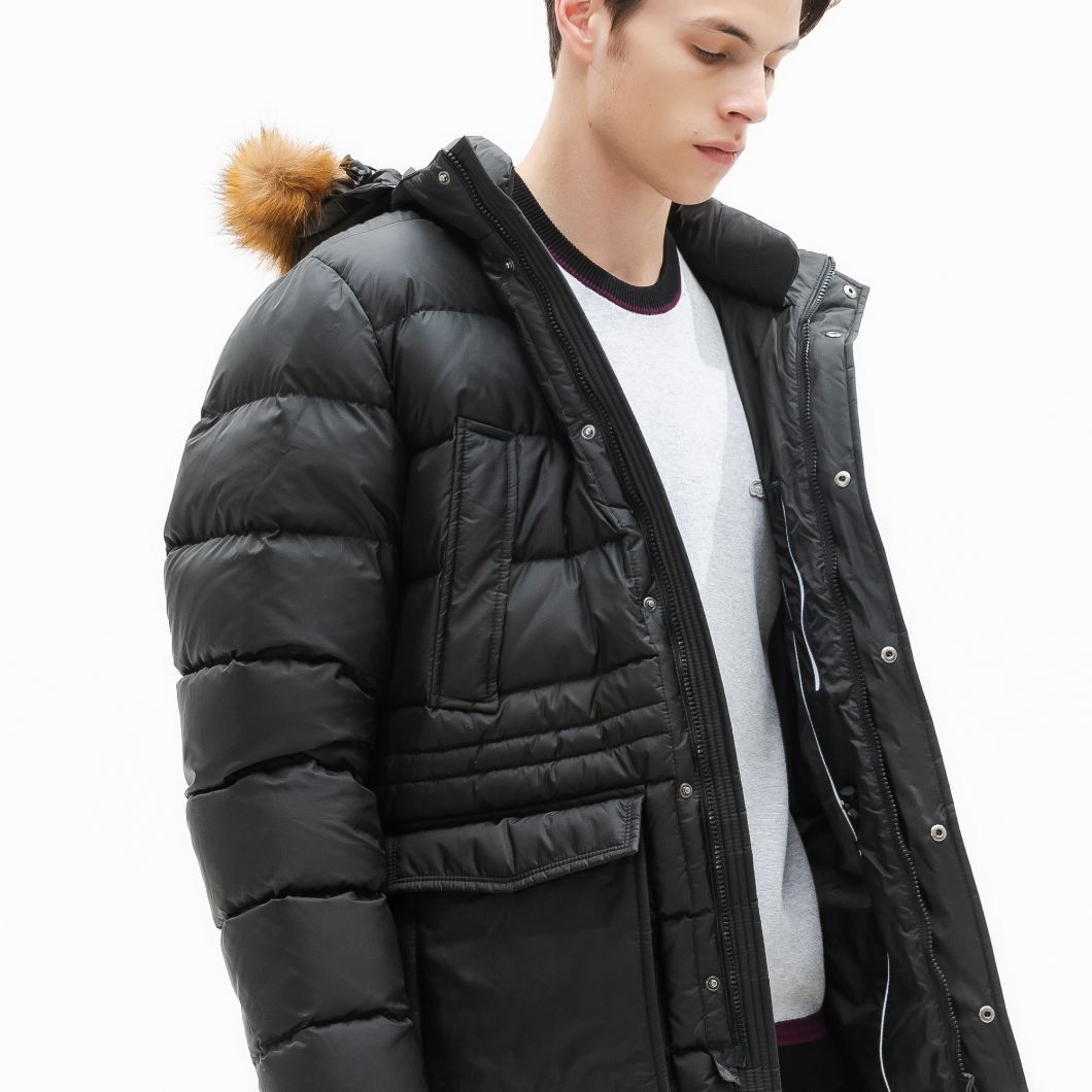 Куртка Lacoste, цвет черный , для мужчин Куртка Lacoste, цвет черный , для мужчин