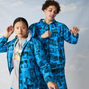 Куртка Lacoste POLAROID , цвет голубой, для мужчин Куртка Lacoste POLAROID , цвет голубой, для мужчин