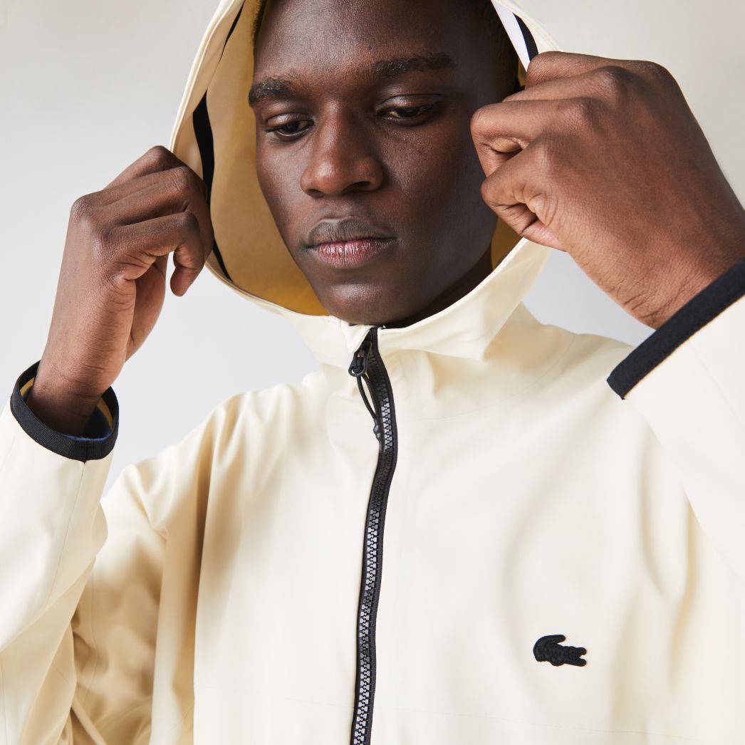 Куртка Lacoste , цвет желтый, для мужчин Куртка Lacoste , цвет желтый, для мужчин