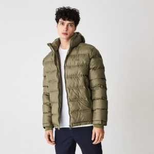 Куртка Lacoste , цвет зеленый, для мужчин Куртка Lacoste , цвет зеленый, для мужчин