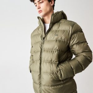 Куртка Lacoste , цвет зеленый, для мужчин