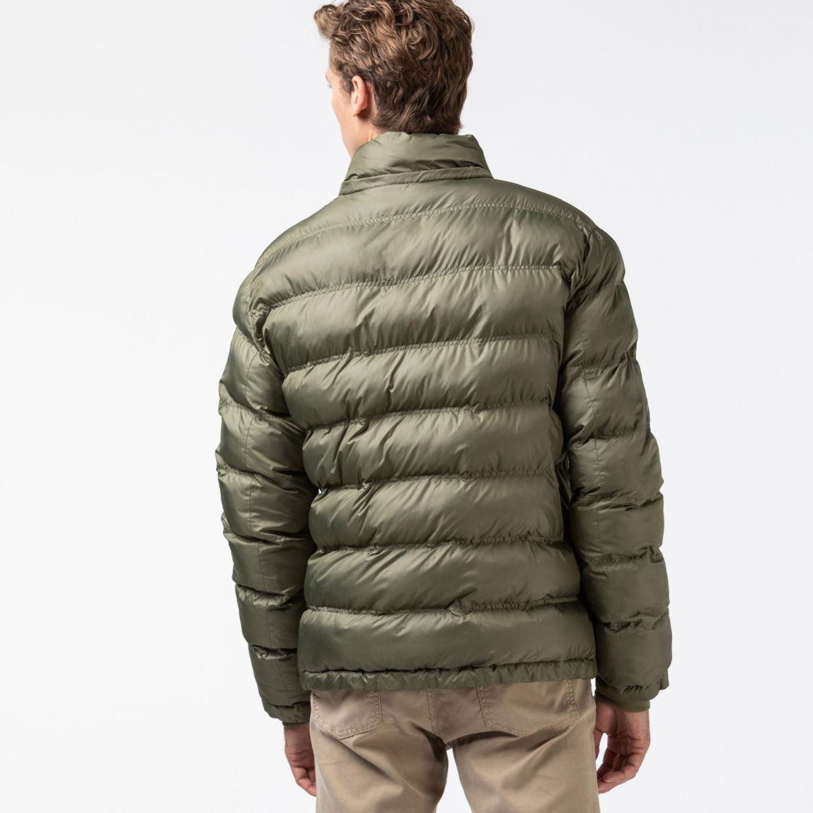 Куртка Lacoste , цвет зеленый, для мужчин Куртка Lacoste , цвет зеленый, для мужчин
