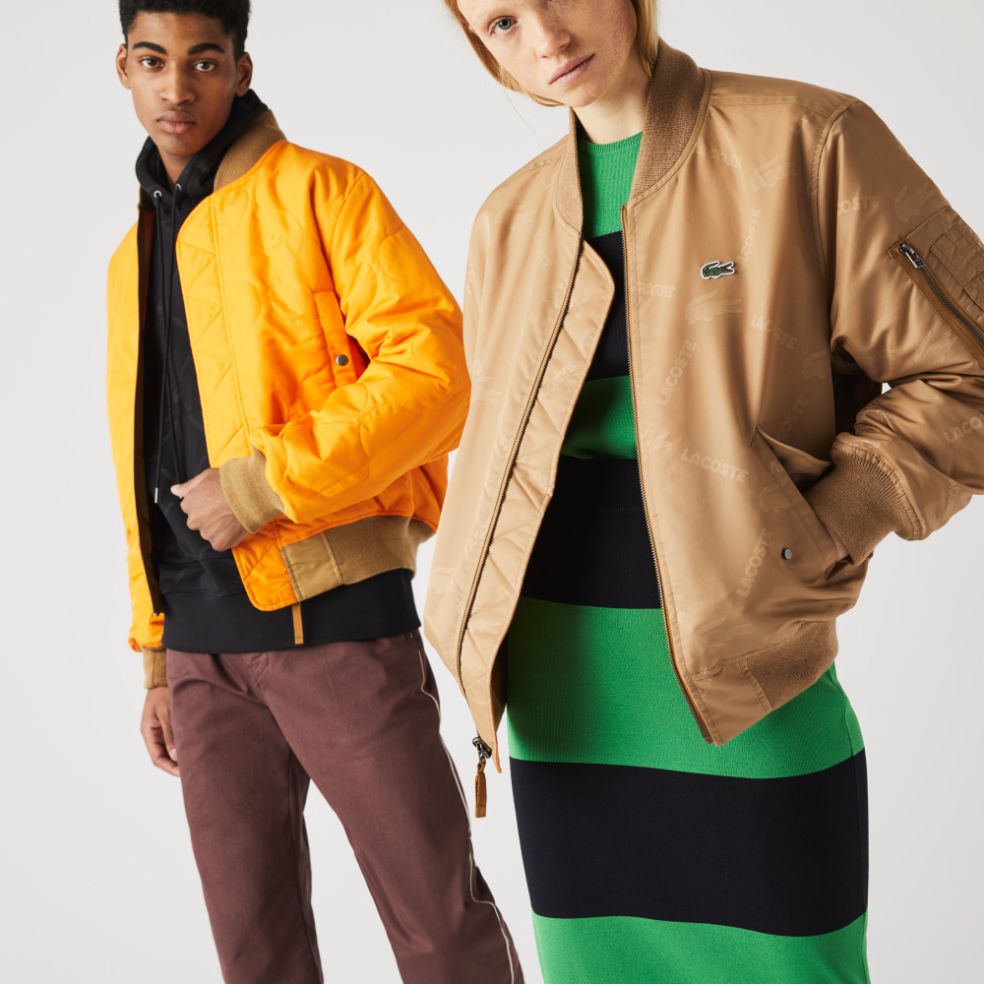 Куртка Lacoste , цвет бежевый, для мужчин Куртка Lacoste , цвет бежевый, для мужчин