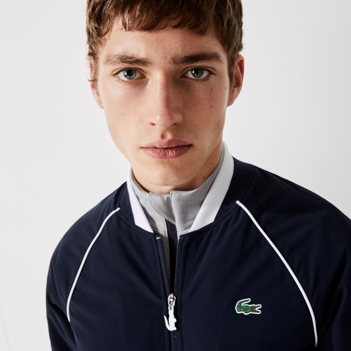 Куртка Lacoste , цвет синий, для мужчин Куртка Lacoste , цвет синий, для мужчин